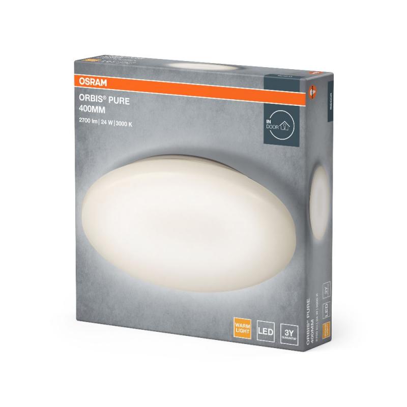 Osram Orbis Pure LED Wand- und Deckenleuchte Ø 40 cm warmweiß