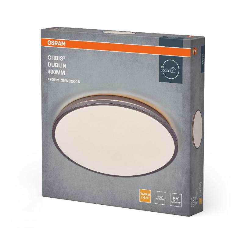 OSRAM Deckenleuchte Orbis Dublin Silber 49cm
