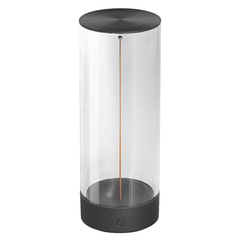 OSRAM ENDURA Style Decor Filament Tischleuchte USB IP54 Dunkelgrau