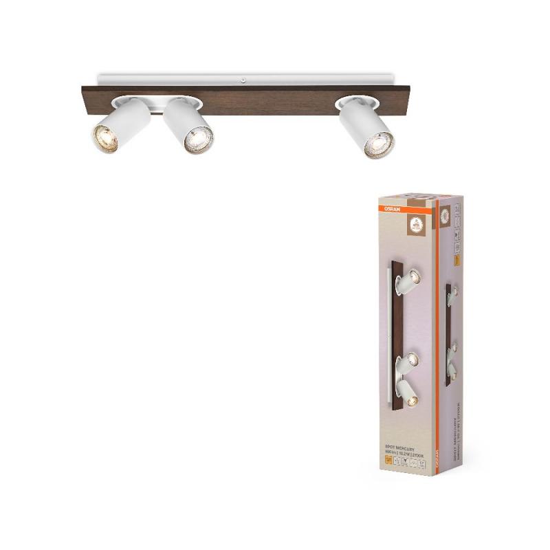 OSRAM Nachhaltiger 3er LED Decor Spot Mercury Wand- und Decken Strahler Weiß mit hoher Farbwiedergabe