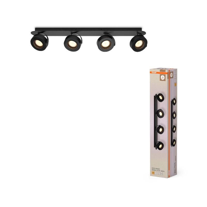 OSRAM LED Decor Spot Venus 4er Deckenstrahler Schwarz schwenkbar