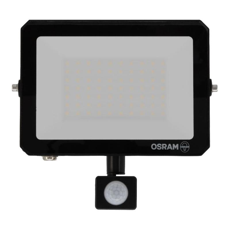 Osram LED Fassaden- und Garagenstrahler LUX mit Sensor schwarz 4000K neutralweißes Licht 50W IP65