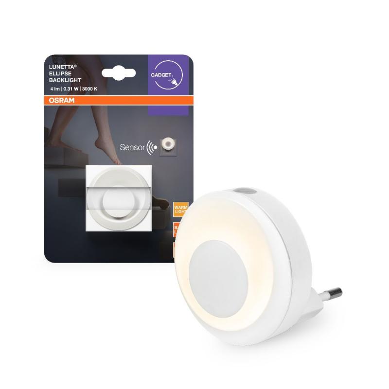 OSRAM Lunetta Backlight Ellipse Nachtlicht Lunetta Backlight Ellipse - Nachtlicht mit Bewegungsmelder, Tag-/Nachtsensor, für Innenbereiche