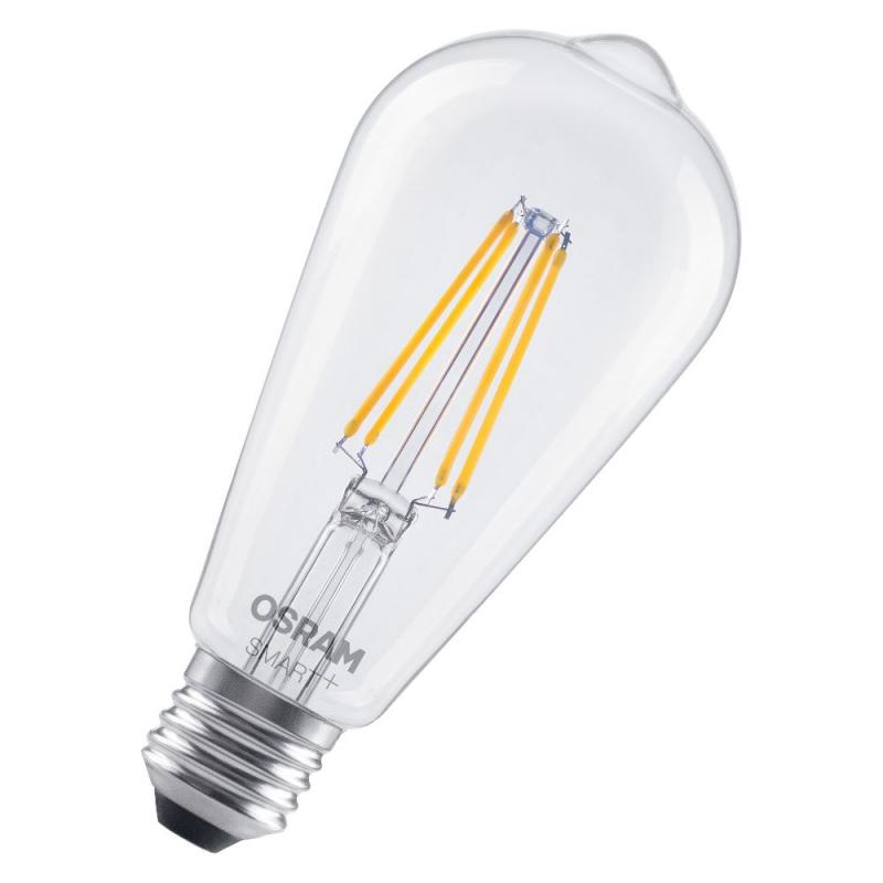 OSRAM SMART+ MATTER LED Leuchtmittel Kolbenform 6W Wie 60W warmweiß klar