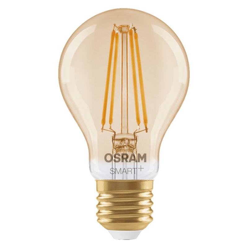 OSRAM E27 SMART+ Matter Filament Lampe Gold mit warmweißem Licht - kompatibel mit Matter-Systemen