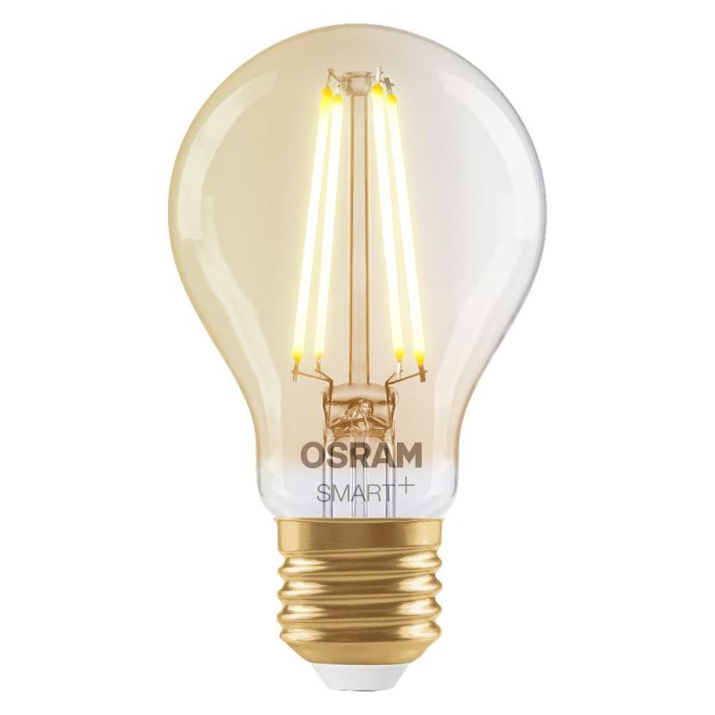 OSRAM E27 SMART+ Matter Filament Lampe Gold mit warmweißem Licht - kompatibel mit Matter-Systemen