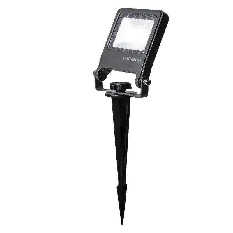 OSRAM 4099854585838 ENDURA Garden Flood Erdspießstrahler 10W 3000K IP65 Dunkelgrau