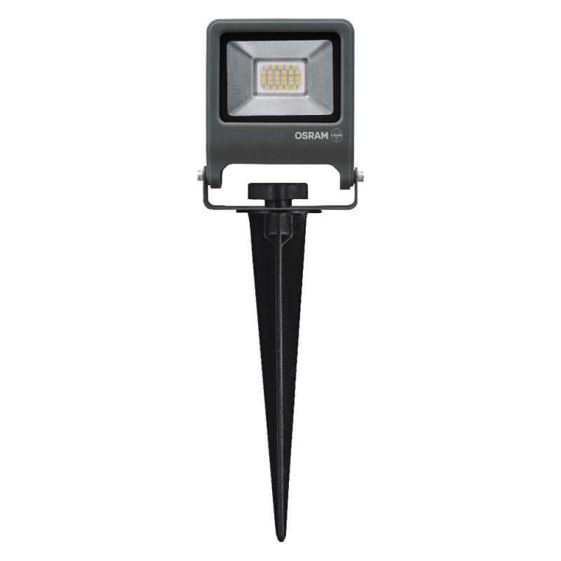 OSRAM ENDURA Garden Flood Erdspießstrahler 20W 3000K IP65 Dunkelgrau