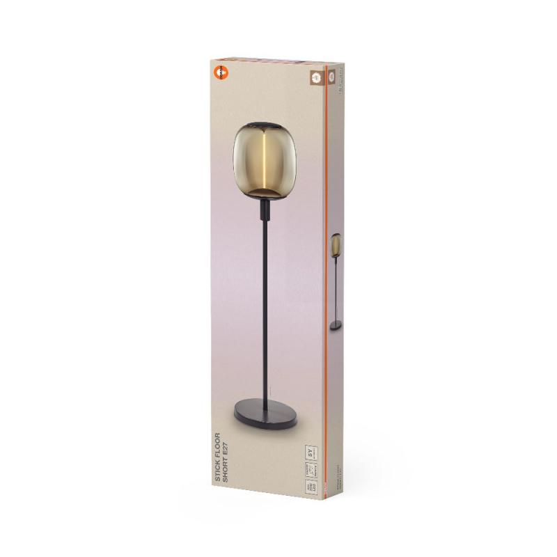 OSRAM Stehlampe DECOR STICK Short Anthrazit Höhe 78cm  mit E27 Fassung