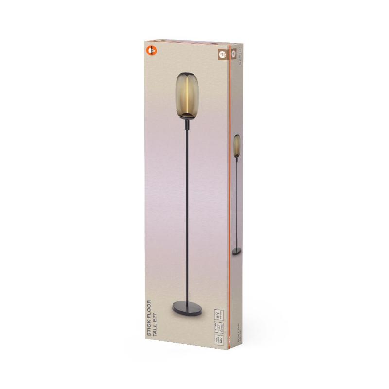 OSRAM Stehlampe DECOR STICK Anthrazit Höhe 146cm  mit E27 Fassung