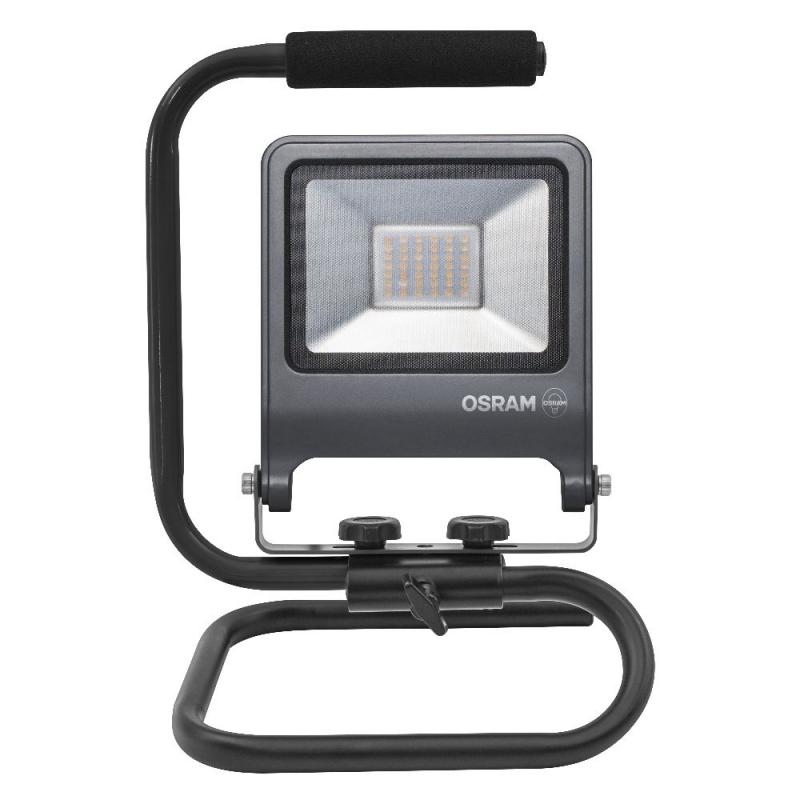 Osram LED WORKLIGHT 30W 840 S-STAND 4000K IP65 LED-Baustrahler mit Tragegriff grau