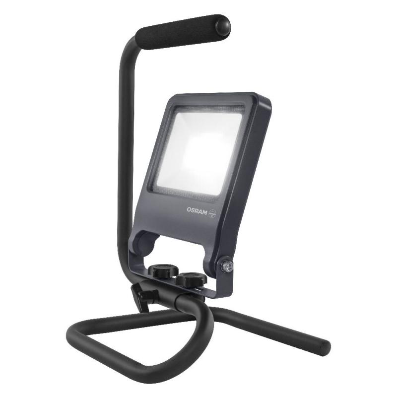 Osram LED WORKLIGHT 30W 840 S-STAND 4000K IP65 LED-Baustrahler mit Tragegriff grau