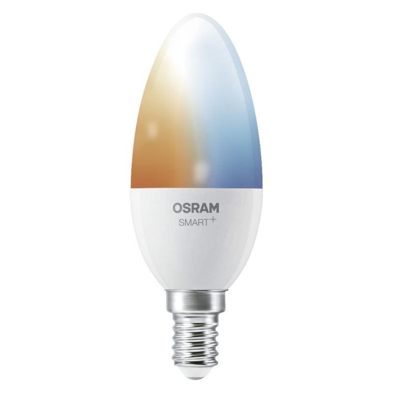 OSRAM E14 SMART+ MATTER Classic B40 Kerze Tunable White 4,9W wie 40W dimmbar - kompatibel mit Alexa, Google Home, Matter über WiFi