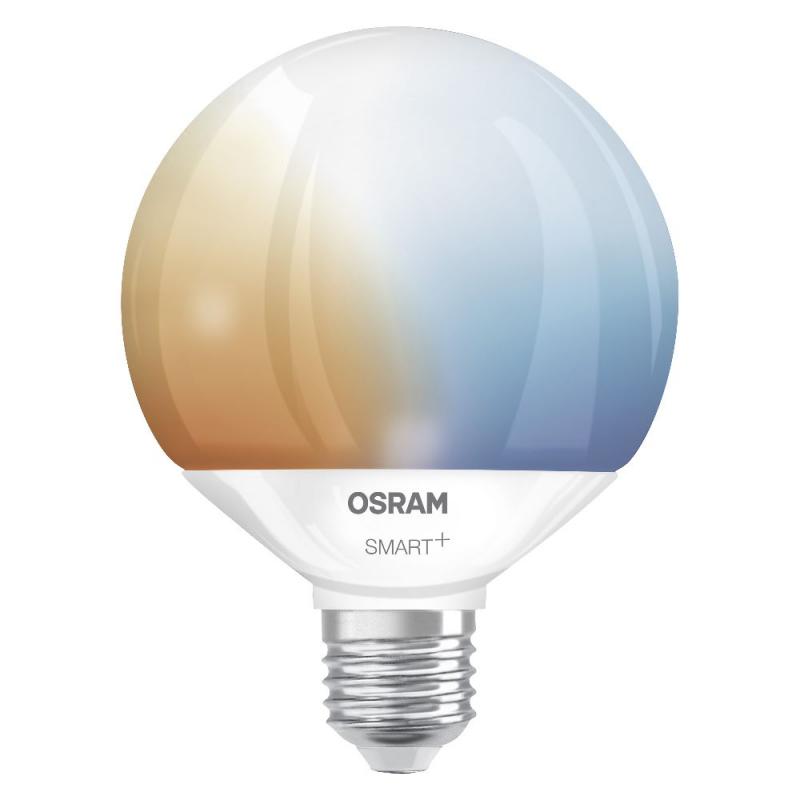 OSRAM E27 SMART+ MATTER Globe 95 LED-Lampe Tunable White 14W wie 100W dimmbar - kompatibel mit Alexa, Google Home, Matter über WiFi