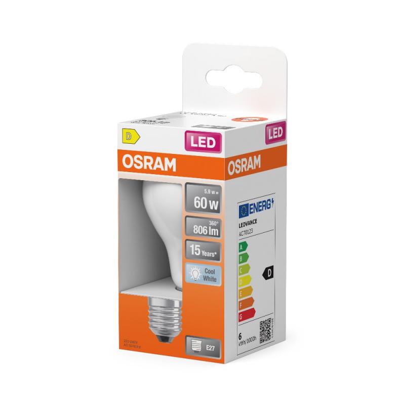 OSRAM E27 Star Classic A 60 LED Lampe 5.9W wie 60W 4000K neutralweißes Licht