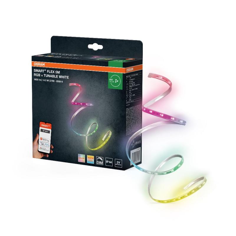5 Meter Osram SMART+ WiFi LED-Streifen Outdoor Flex IP44 Tunable White + RGB outdoor IP44