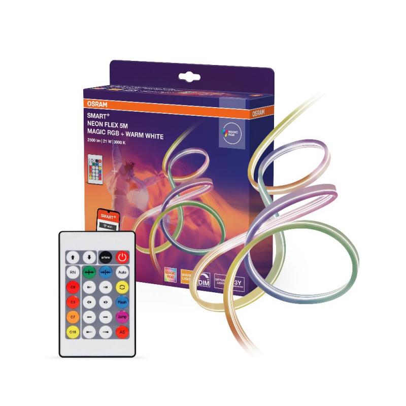 5M OSRAM LED-Streifen Smart+ Wifi Neon Flex Magic RGB 830 Remote Control Outdoor IP44