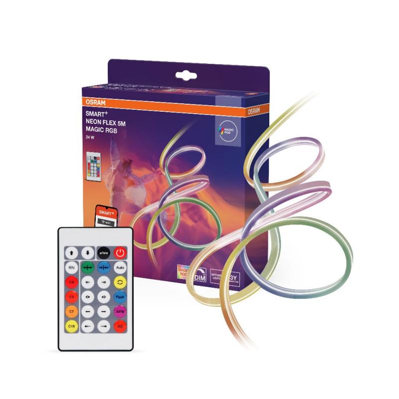 5M OSRAM LED-Streifen Smart+ Wifi Neon Flex Magic RGB Remote Control  Outdoor IP44