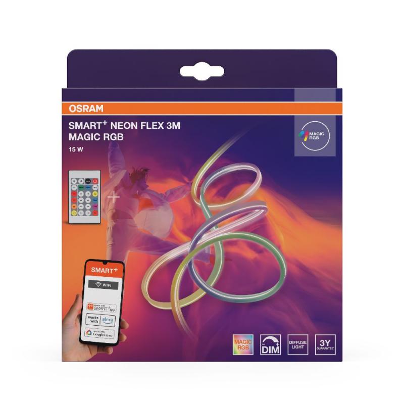 3M OSRAM LED-Streifen Smart+ Wifi Neon Flex Magic RGB Remote Control  Outdoor IP44