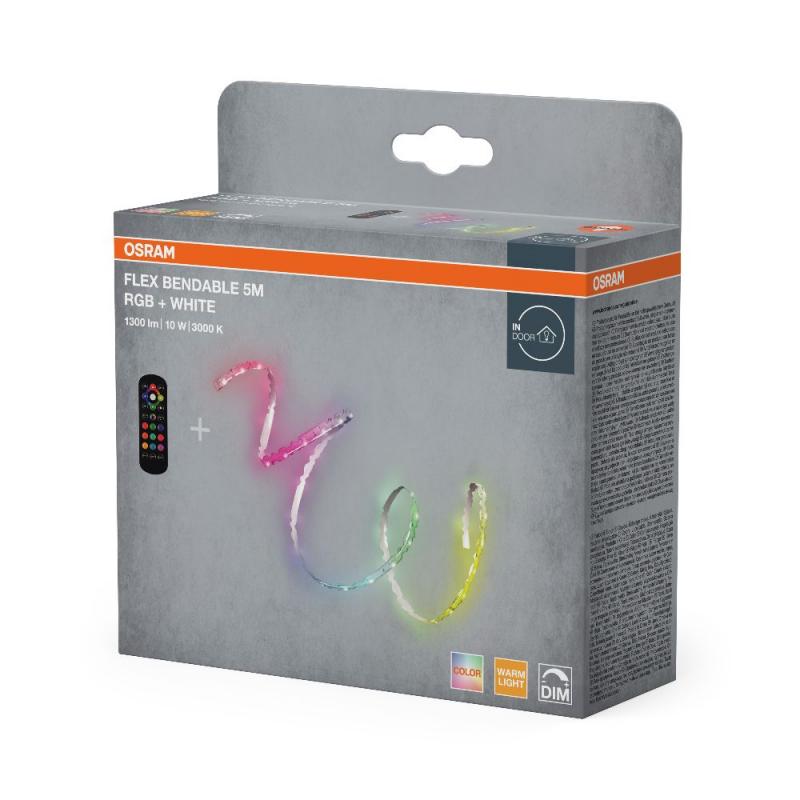 OSRAM Flex Bendable Multicolor LED-Strip 5m RGBW mit Fernbedienung