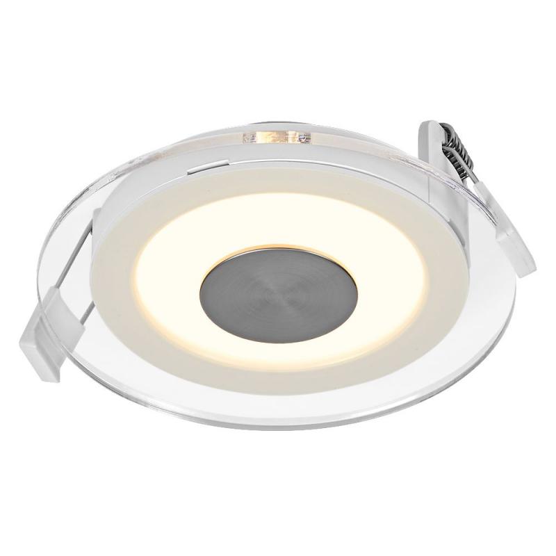 OSRAM LED Spot Acrylic Clean 6W 827 Einbaustrahler IP20 - Einbaudurchmesser 100mm, Einbautiefe 40mm