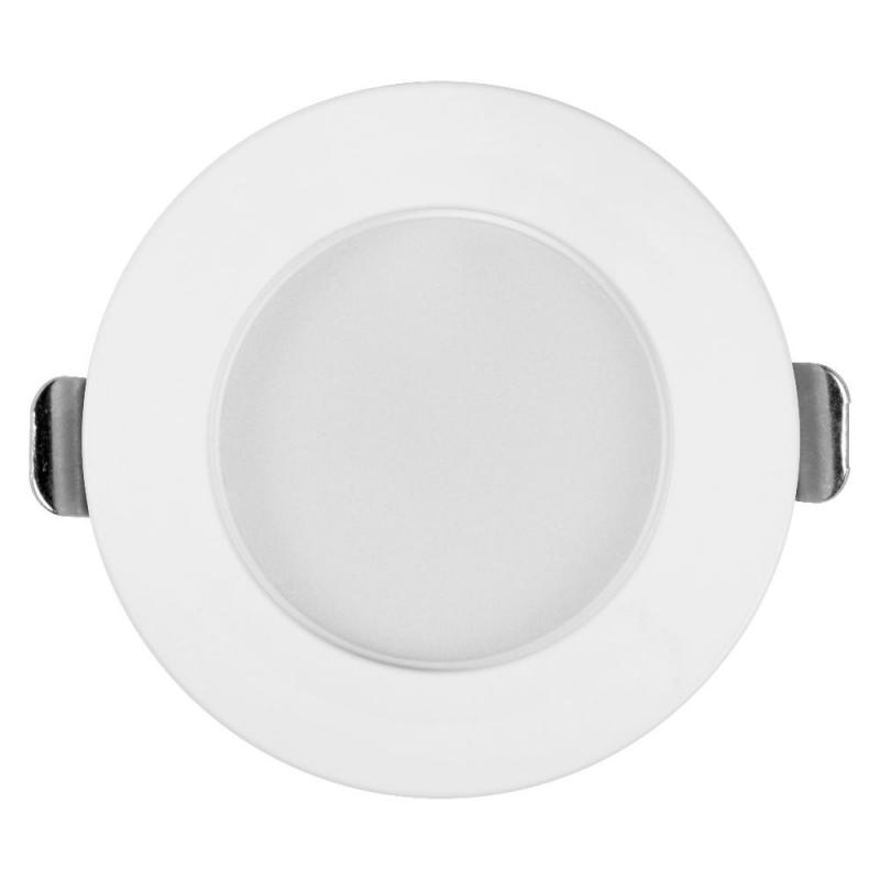 3er Set OSRAM LED Downlight Set IP44 Dim Slim 4,5W 3000K 120° Weiß Einbauspot - Einbaudurchmesser 75mm, Einbautiefe 35mm
