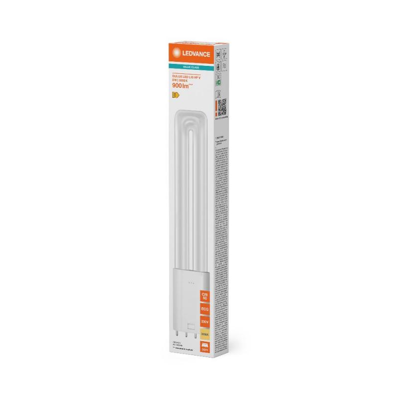 Ledvance DULUX L18 LED Stablampe HF & AC 2G11 4Pin 8W wie 18W 3000K LED warmweißes Licht
