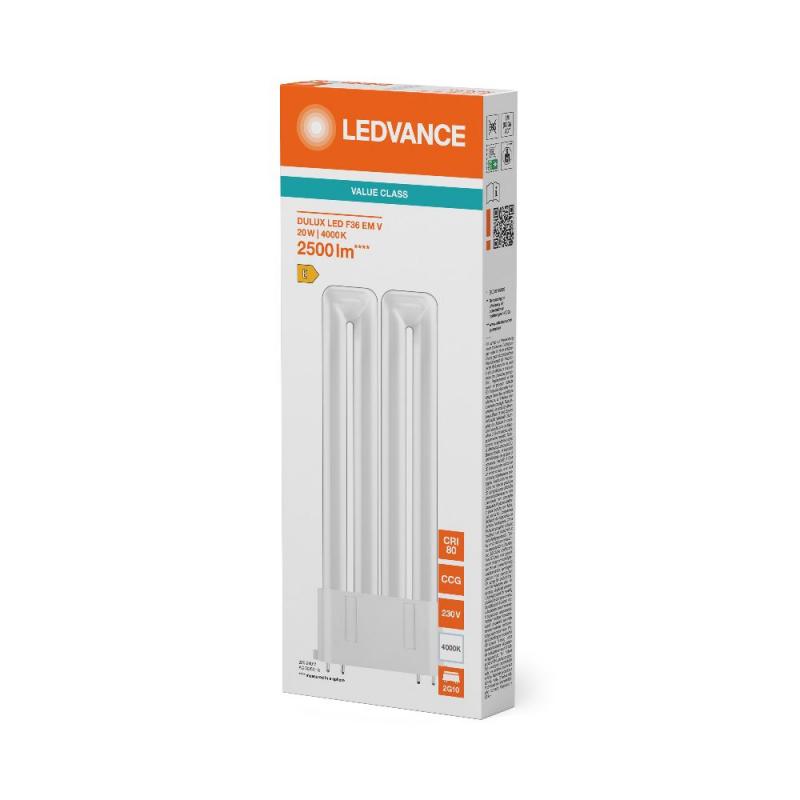 Ledvance DULUX F36 LED 2G10 4Pin 20W wie 36W 4000K neutralweiße Stablampe Kompaktlampe KVG