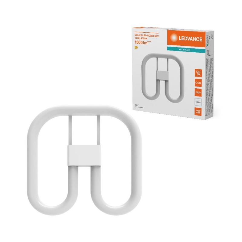 Ledvance DULUX SQ28 EM LED Kompaktlampe GR8 2Pin 13W wie 28W 4000K