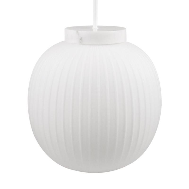 OSRAM DECOR GLASS LANTERN MARBLE PENDANT E27 HÄNGELEUCHTE Marmor/Glas