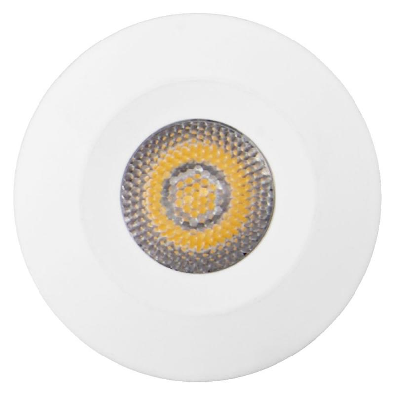 Osram 5er Set LED Mini Spot 6W 3000K Weiß Einbaulampen IP44 - Einbaudurchmesser 30mm, Einbautiefe 35mm