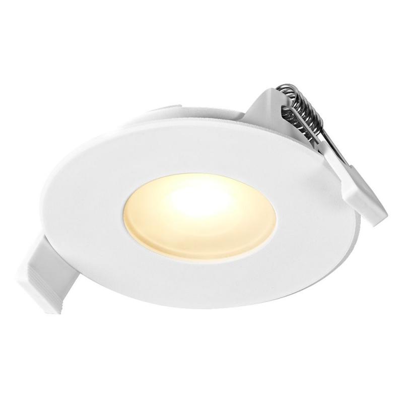 3er Set OSRAM Spot Set Recess 4,9W 827 120° Weiß LED Einbaustrahler - Einbaudurchmesser 68mm, Einbautiefe 40mm