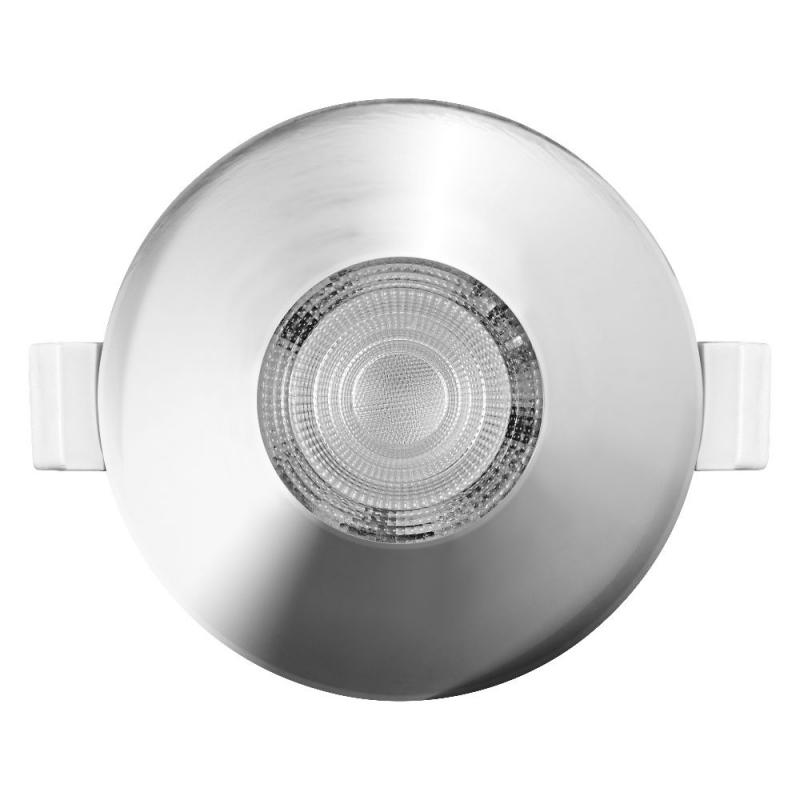 3er Set OSRAM LED Spot Recess DIM IP65 4,9W 2700K 36° Chrom Einbaustrahler dimmbar - Einbaudurchmesser 68mm, Einbautiefe 40mm
