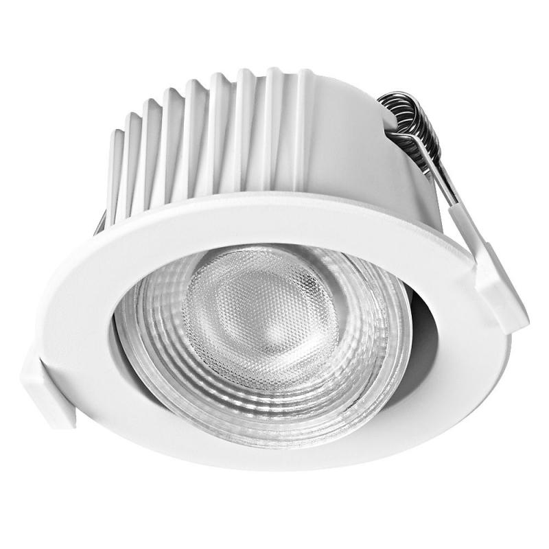 3er Set OSRAM LED Spot Recess DIM IP44 Adjustable 4,9W 2700K 36° Weiß Einbaustrahler dimmbar- Einbaudurchmesser 68mm, Einbautiefe 80mm
