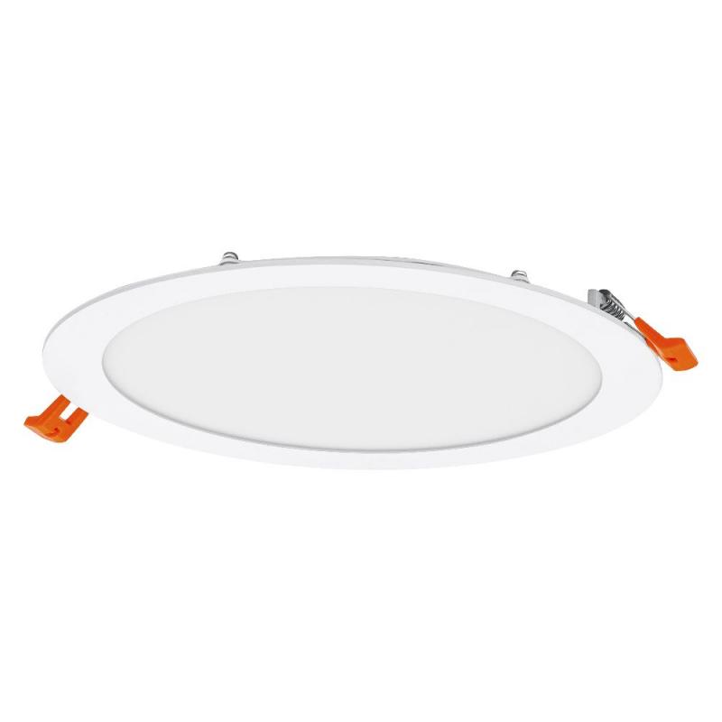 3er Set LED Spot and Downlight Recess Slim 225mm 22W 4000K Weiß Einbauleuchten IP20 - Einbaudurchmesser 200mm, Einbautiefe 35mm