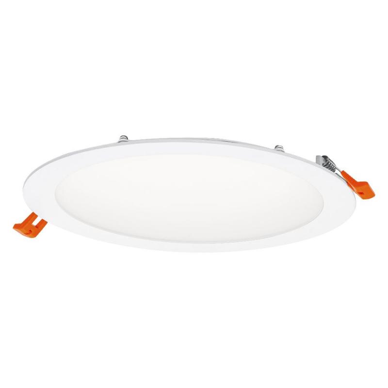 3er Set LED Spot and Downlight Recess Slim 225mm 22W 4000K Weiß Einbauleuchten IP20 - Einbaudurchmesser 200mm, Einbautiefe 35mm