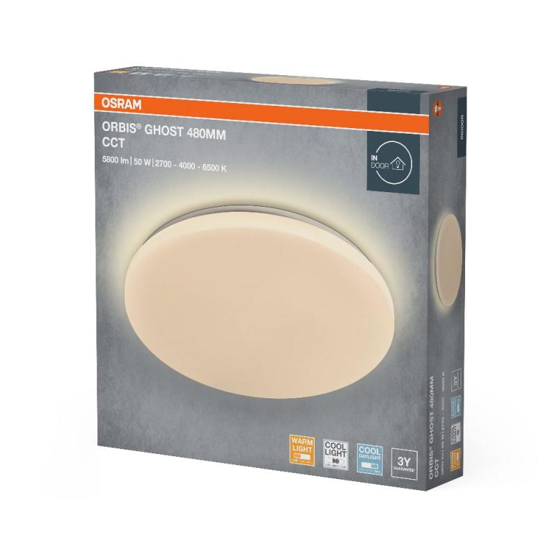 OSRAM ORBIS GHOST 480mm 50W CCT WEISS DECKENLAMPE