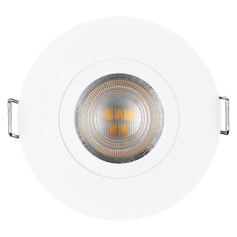 OSRAM SMART+ MATTER LED Spot Recess GU10 IP65 Adjustable 4,7W RGBW Sandweiß Einbaustrahler - Einbaudurchmesser 68mm, Einbautiefe 115mm