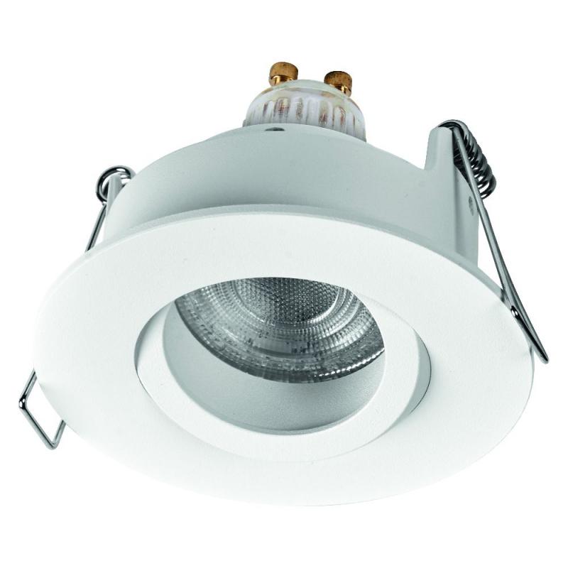 OSRAM SMART+ MATTER LED Spot Recess GU10 IP65 Adjustable 4,7W RGBW Sandweiß Einbaustrahler - Einbaudurchmesser 68mm, Einbautiefe 115mm