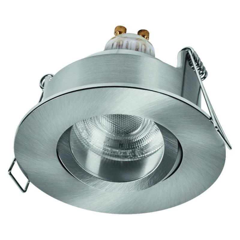 OSRAM SMART+ MATTER LED Spot Recess GU10 IP65 Adjustable 4,7W RGBW Satin Nickel Einbaustrahler - Einbaudurchmesser 68mm, Einbautiefe 115mm