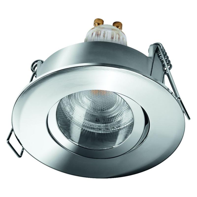OSRAM SMART+ MATTER LED Spot Recess GU10 IP65 Adjustable 4,7W RGBW Chrome Einbaustrahlerr - Einbaudurchmesser 68mm, Einbautiefe 115mm