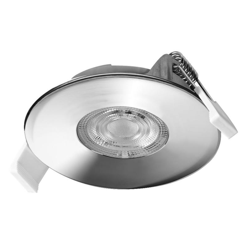 3er Set OSRAM LED Spot Recess DIM IP65 4,9W 2700K 36° Chrom Einbaustrahler dimmbar - Einbaudurchmesser 68mm, Einbautiefe 40mm