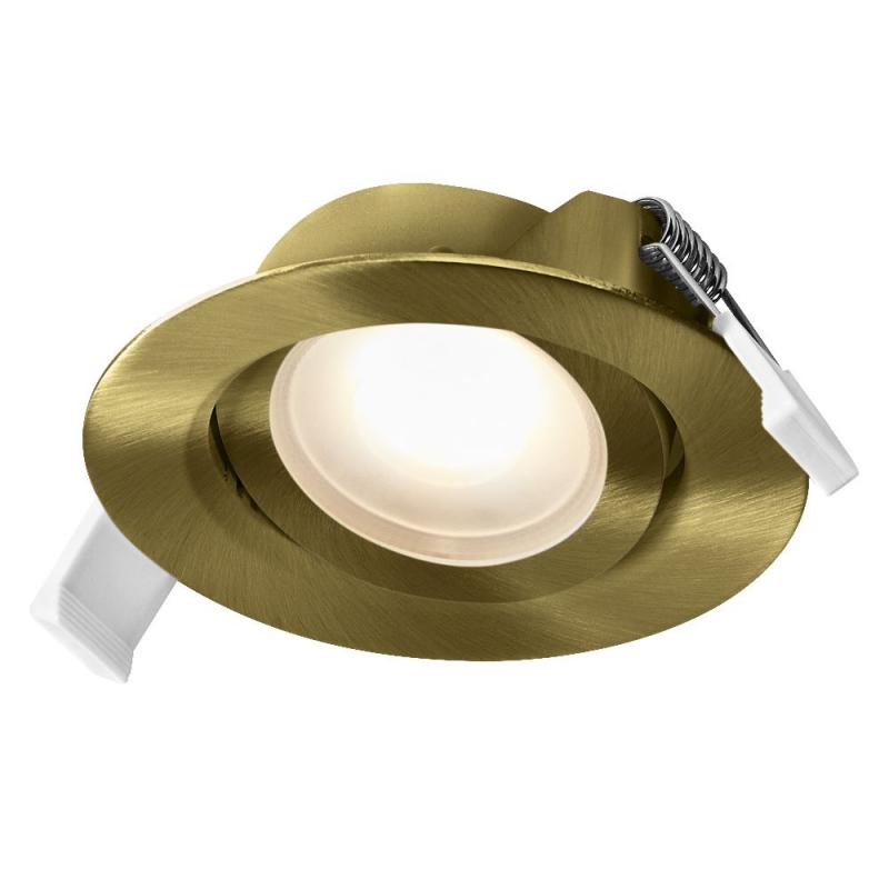 3er Set OSRAM LED Spot Set Recess CCT Adjustable 4,9W CCT 120° Green Brass Einbaustrahler - Einbaudurchmesser 75mm, Einbautiefe 40mm