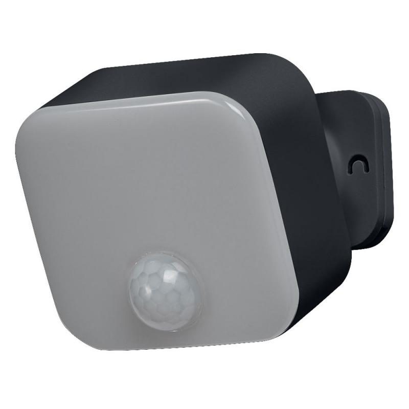 OSRAM ENDURA Style USB Adjustable Square Sensor IP54 Dark Grey Gartenhaus Akku Außenwandleuchte