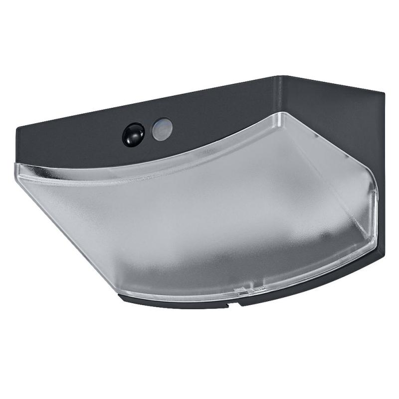 OSRAM ENDURA Style USB Wall Step M Sensor IP44 Dark Grey Akku
