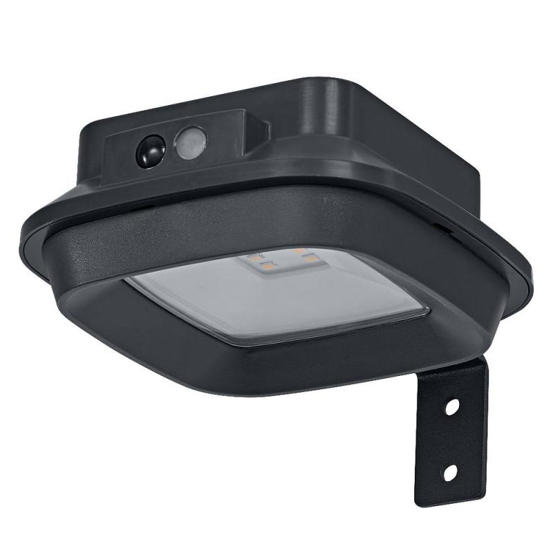 OSRAM ENDURA Style USB Wall Step Slim Sensor IP44 Dark Grey Akku LED Außenwandleuchte mit Bewegungsmelder
