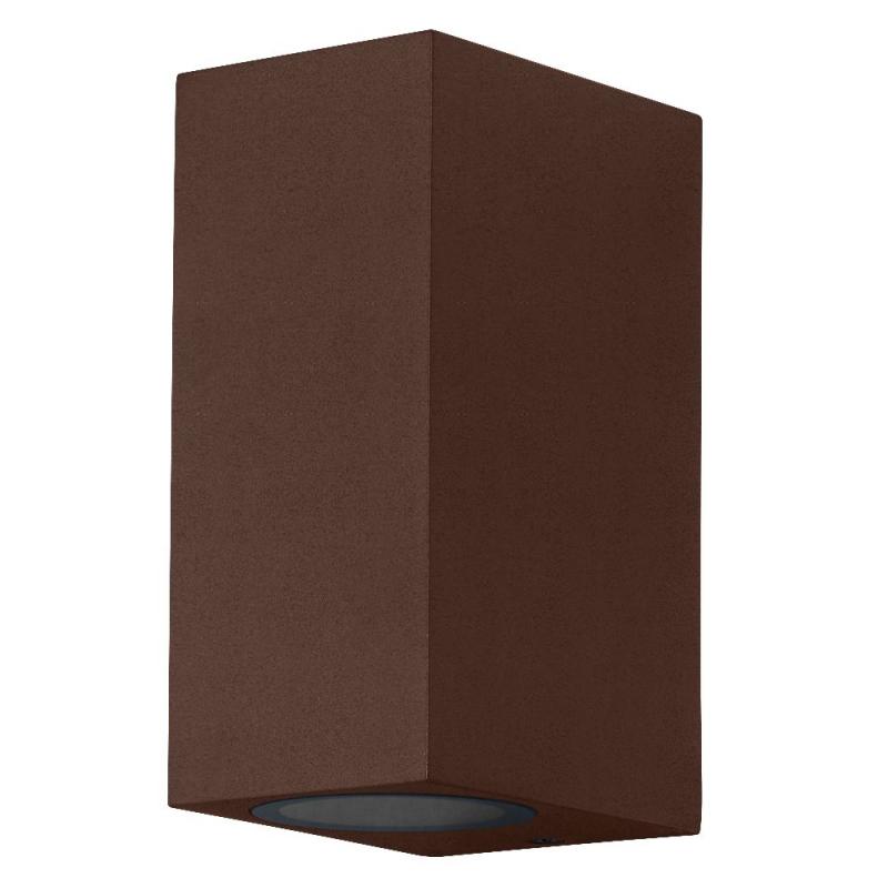 OSRAM ENDURA Classic Square UpDown Rusty Außenwandleuchte GU10 IP44