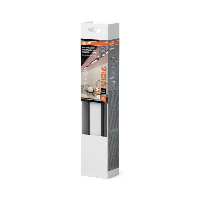 OSRAM Undercabinet Flexus Linear 4.2W CCT DIM Schwarz Schrank Unterbauleuchte