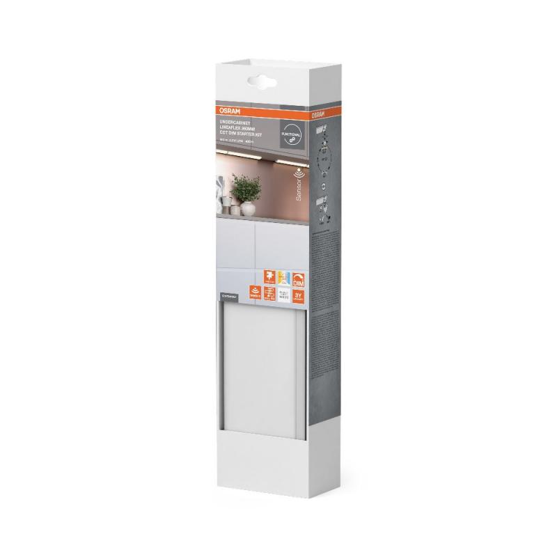 OSRAM Undercabinet Lineaflex 360mm 5.2W CCT DIM Starter Kit Schrank Unterbauleuchte