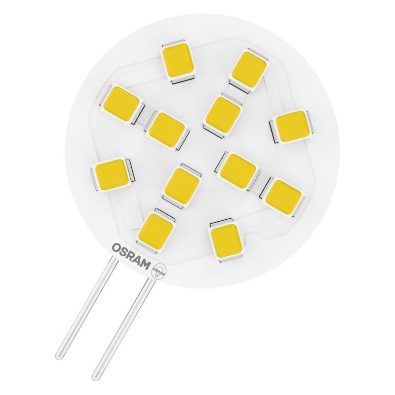 OSRAM G4 LED PIN ROUND 1,3W warmweiß 90lm 100° dimmbar – LED 12V Stiftsockellampe 10W Ersatz